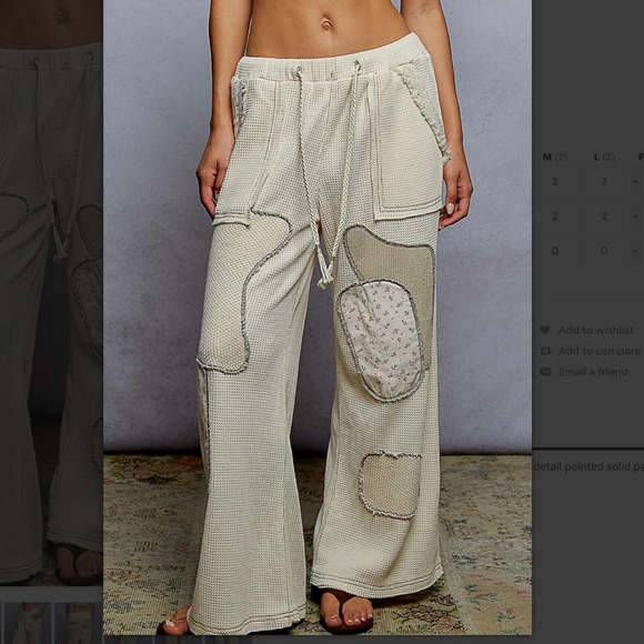 POL “ Jess “ POL Thermal and Camo Printed Contrast Pants 29 - Picture 1 of 4